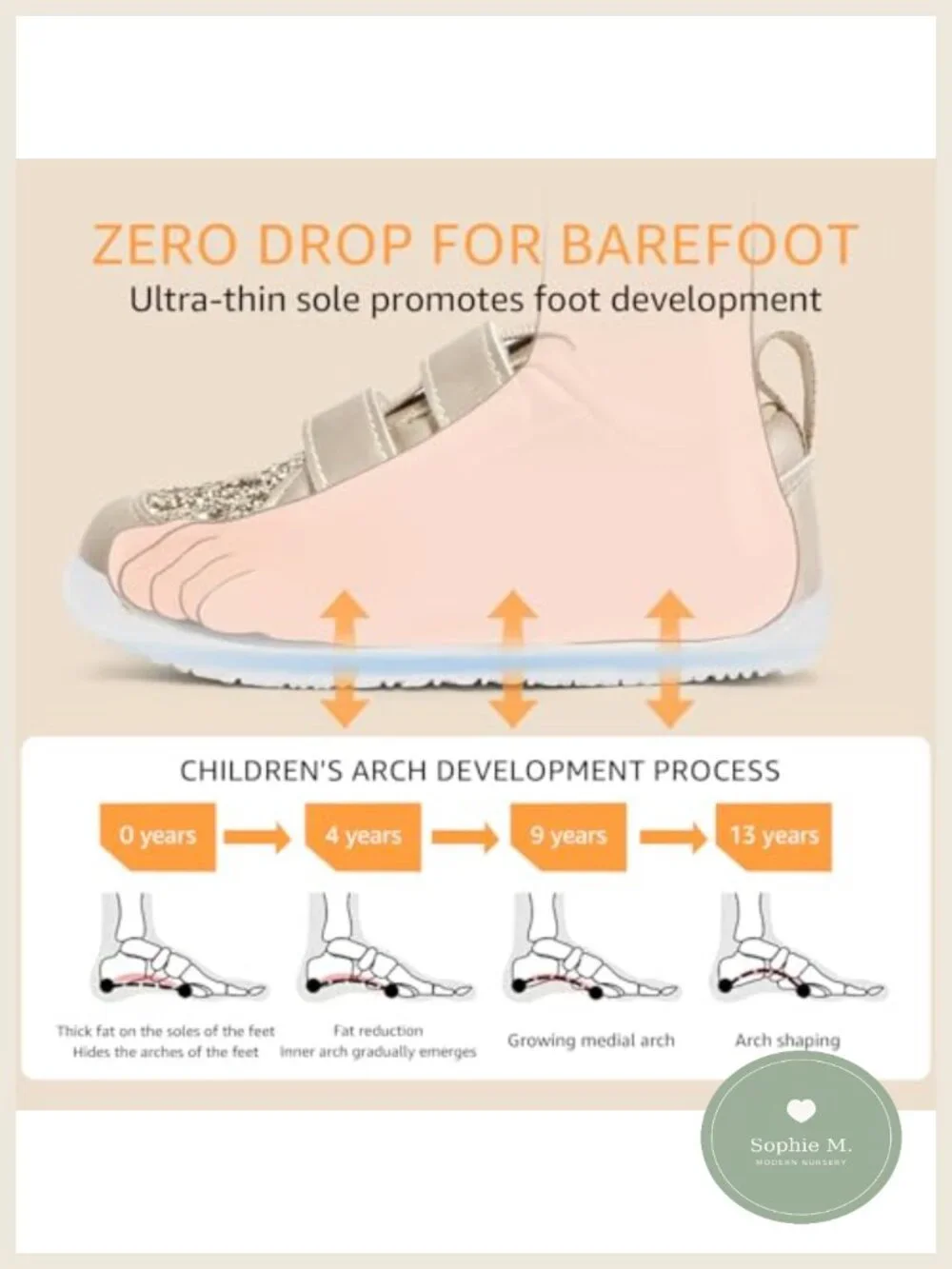 Toddler Barefoot Sneakers Wide Toe Box First Walker Boys Girls Hook Loop